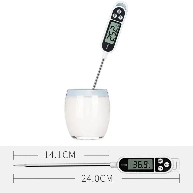 Kitchen Thermometer for Cooking Digital Temperature MeasuringTool for Meat Electronic Food Thermometer LCD Display Food
