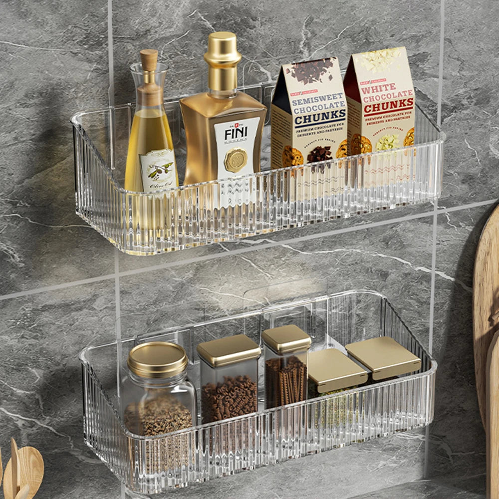Bathroom Storage Rack Wall Mounted Toilet Washroom Washroom Washbasin Wall Organizing Storage Basket
