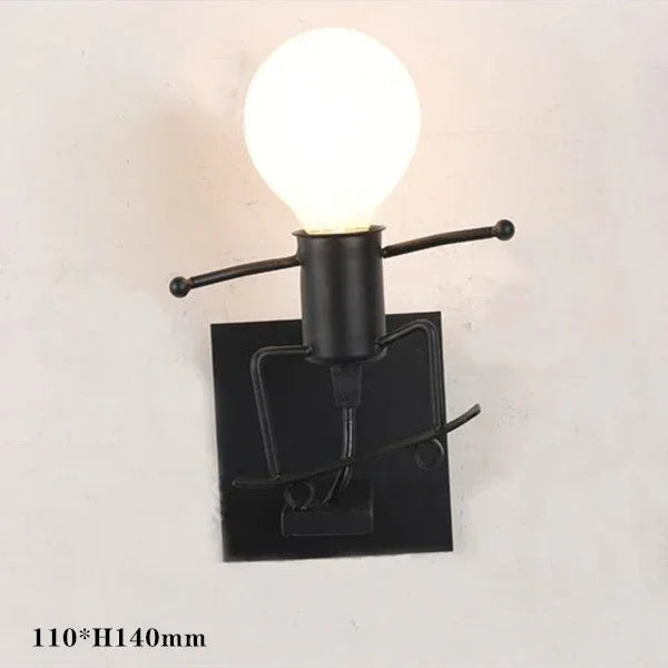 Creative Personality Living Room Bedroom Bedside Lamp Balcony Corridor Corridor Wall Lamp Art Children's Room Wall Lamp