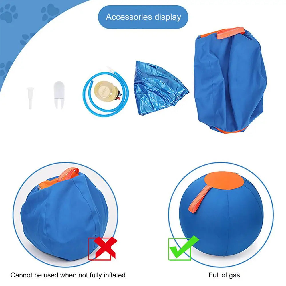 Dog Herding Ball for Dogs & Puppies Toy Balls for Cattle Oxford Fabric Cover Large Dog Toy Multipurpose Puppy Toys for Training