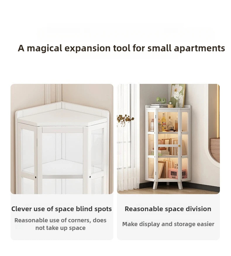 Corner Cabinet Dining Room Corner Cabinet Wall Triangle Cabinet Corner Locker Living Room Bedroom Corner Floor Storage