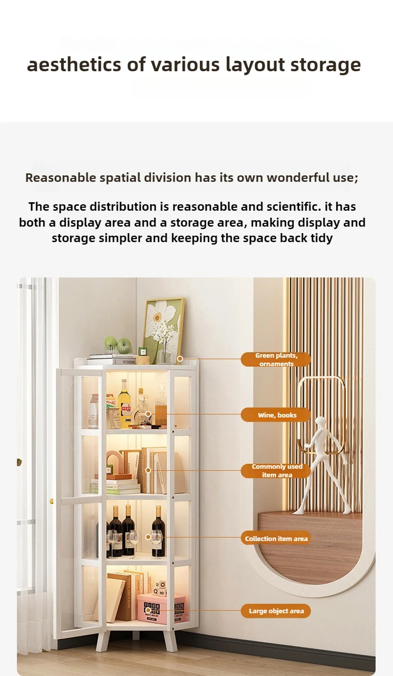 Corner Cabinet Dining Room Corner Cabinet Wall Triangle Cabinet Corner Locker Living Room Bedroom Corner Floor Storage