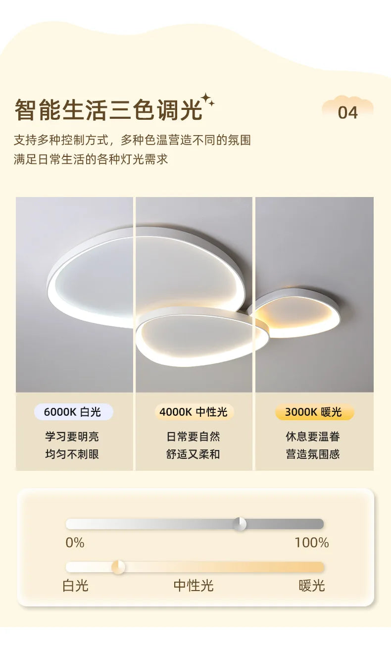 LED Living Room Ceiling Lamp Modern and Simple Nordic Living Room Bedroom 2026 New Home Study Minimalist Living Room Main Light