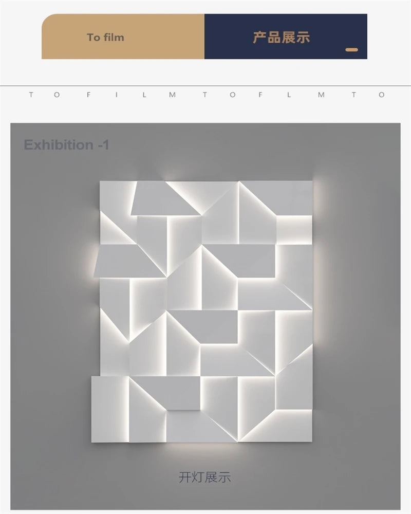 Living Room Background Wall Art Wall Lamp Minimalist Bedroom Bedside Entrance Hall Foyer Hallway Decorative Wall Painting Lamp