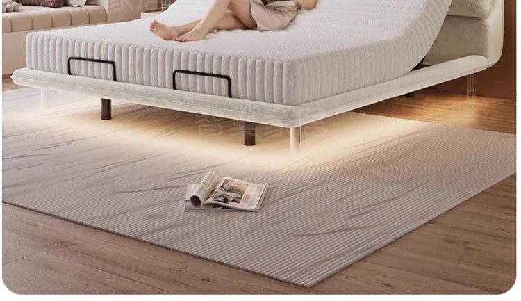 Bedroom Electric Beds Leg Support Dressing French Frame Bed Headboards Double Lounge Camas Matrimonial House Accessories