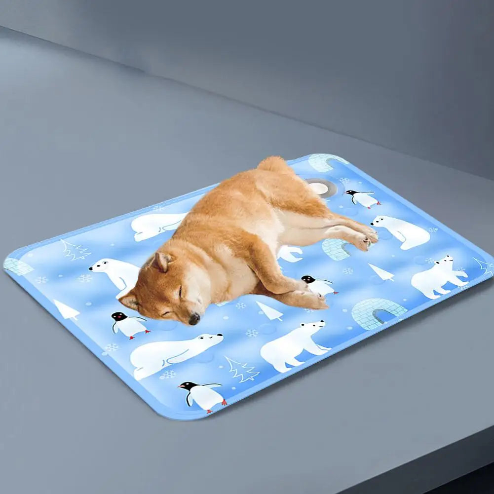 Cooling Ice Mat For Pets Summer Pet Cold Bed Extra Large For Small Big Dogs Pet Accessories Water Injection Cooling Pad Dry Pad