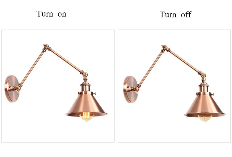 Modern Minimalist Bedroom Wall Lamp for Living Room Aisle Dining Room Adjustable Decorative Long Arm Wall Sconce Reading Lights