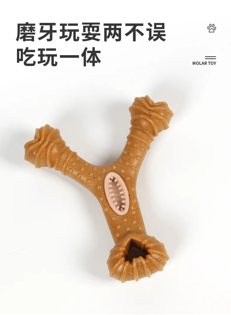 Dog Toy Is Durable and Chew-Resistant, Dispenses Treats, Grinds Teeth, Cleans Teeth, Educational and Interactive Pet Supplies