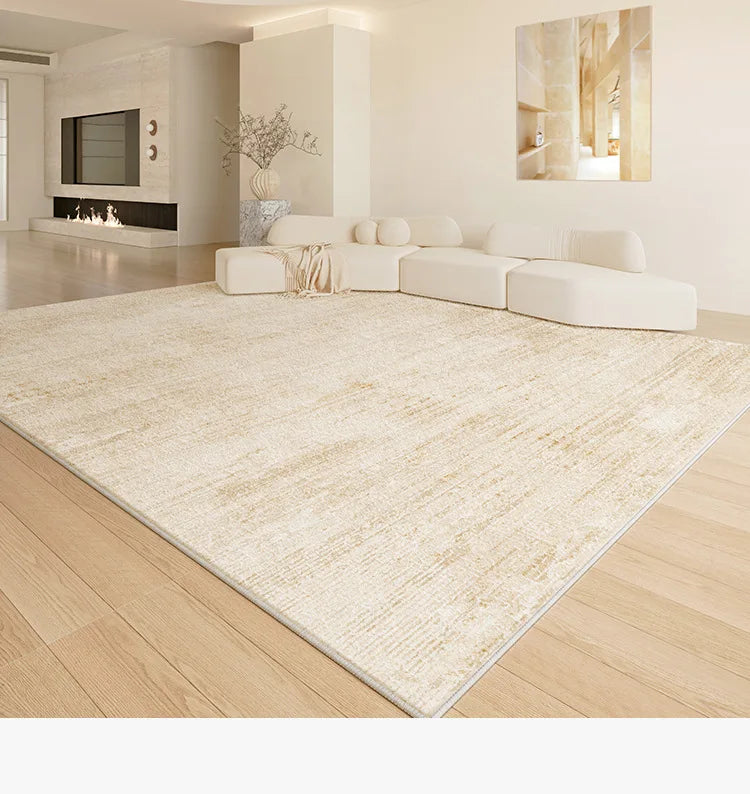 Living Room Carpet Non-slip Waterproof Bedroom Floor Mat Large Size Home Decoration Rugs Minimalist Lines Loop Pile Mats 거실 카펫