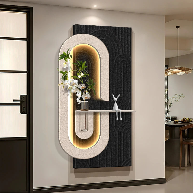 Modern Living Room LED Wall Lamps For Corridor Hallway Minimalist Hanging Painting Vase Mural Lights Lustre Decoration Lighting