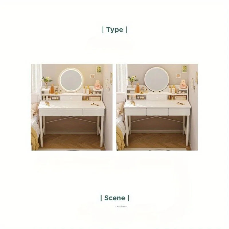 Dresser bedroom simple modern small apartment makeup table makeup table dressing table small 2025 light luxury new