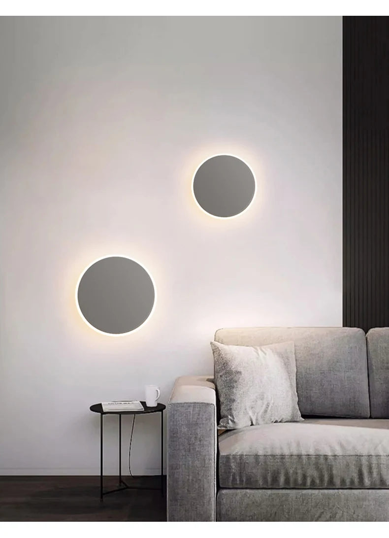 Bedroom 2025 New Wiring Free Living Room Tv Background Wall Daily Lighting Staircase Sensor Internet Famous Bedside Sconce Light