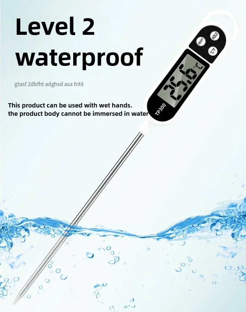 Kitchen Thermometer for Cooking Digital Temperature MeasuringTool for Meat Electronic Food Thermometer LCD Display Food
