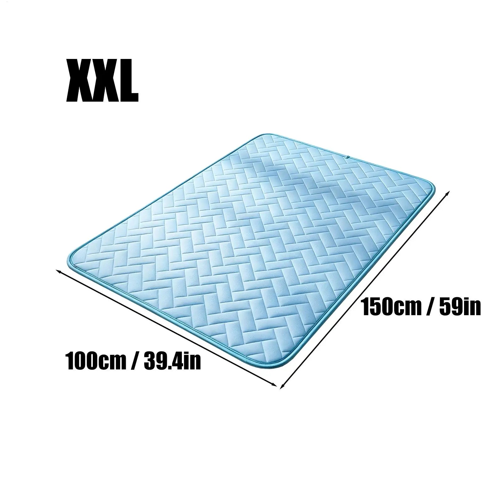 Pet Cooling Mat Pet Ice Silk Cold Pad Dog Foldable Cooling Mat for Outdoor Indoor Backyard Balcony Home Living Room Bedroom