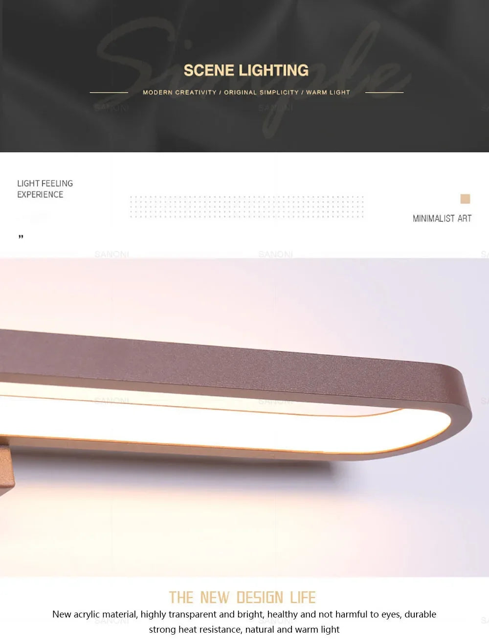 Bathroom LED Wall Lamp Wall Sconce Modern Mirror Headlight for Toilet Stairs Aisle Vanty Lamps Home Decorations Fixture Luster