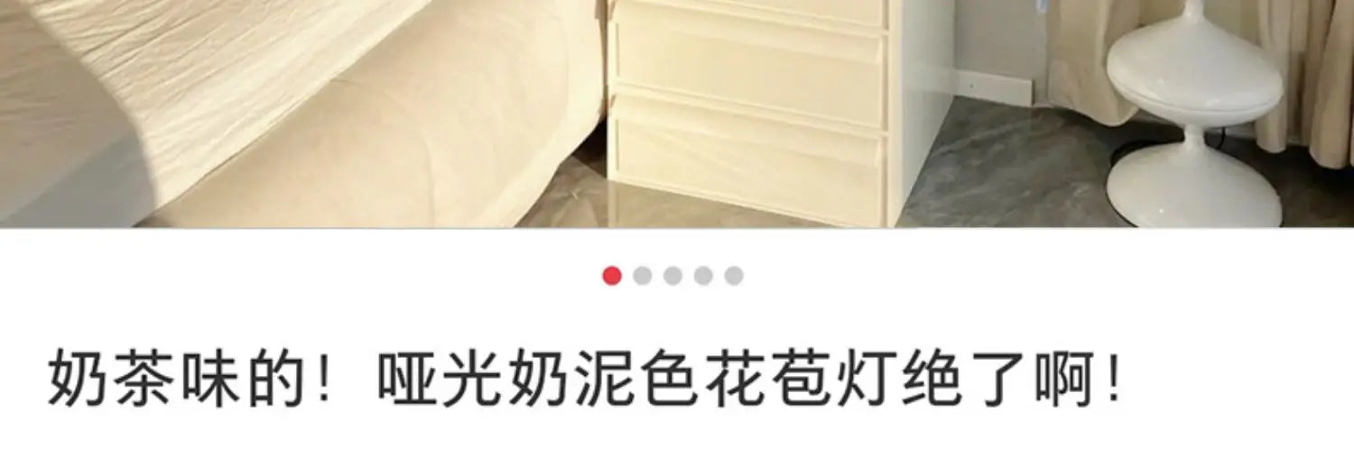 Bedroom Bedside Chandelier Danish Bud Lamp Internet Celebrity Cream Style Simple Modern Creative Small Chandelier