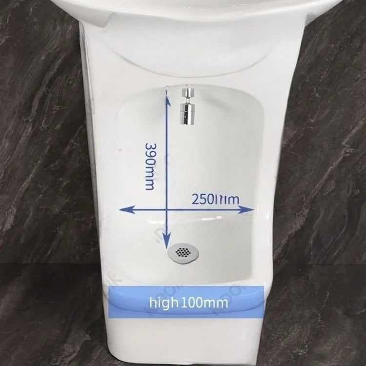 Bathroom Sinks,Double Level Porcelain Wudu Sink,Foot Wash Basin Ablution,Ceramic,mop Sink,Indoor and Outdoor
