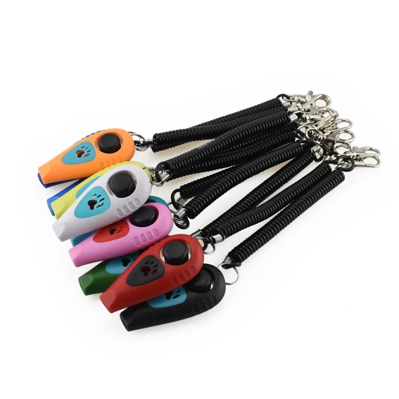 Dog Training Loudspeaker, Whistle, Two-in-One Pet Training Device, Dog Correct Behavior Training, Fixed-Point T