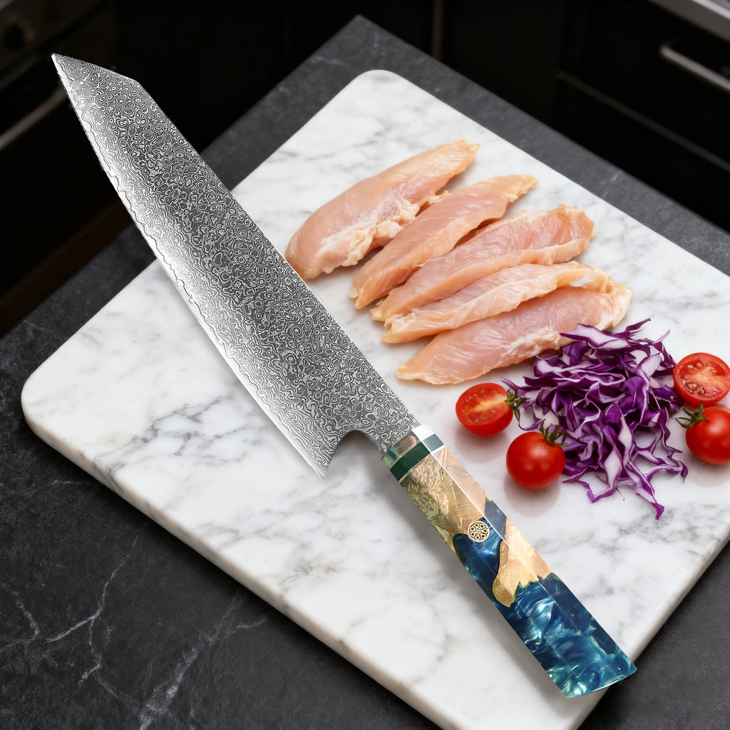 Household 67 Layer Damascus Steel Kiritsuke Knife Meat Chef Knife Fruit Vegetable Slicing Knife Cooking Tools Kitchen Stuff
