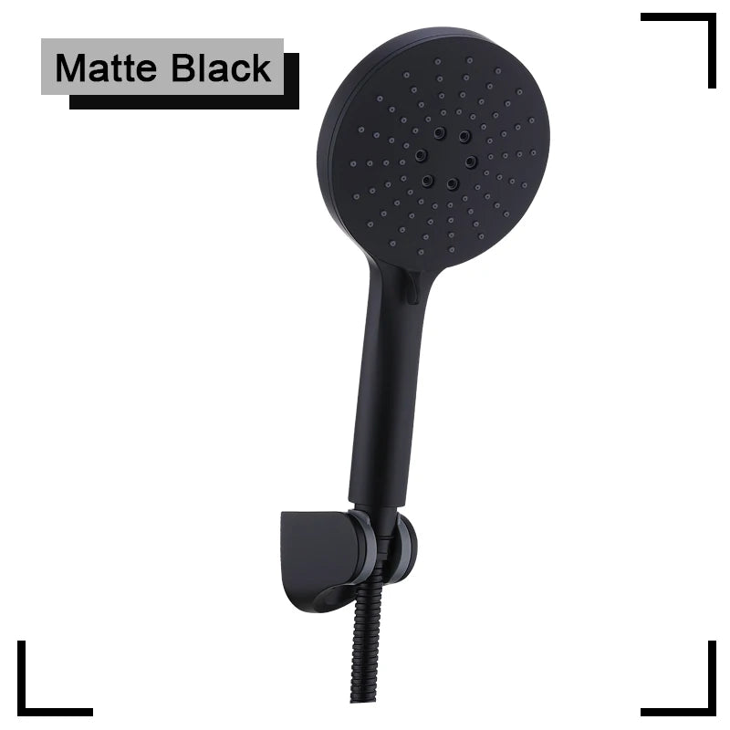 Bathroom 3 Functions Handheld High-pressure Water-Saving Shower Head Hardware Accessories High Qualit ABS Hand-Hold Shower