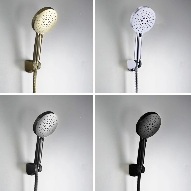 Bathroom 3 Functions Handheld High-pressure Water-Saving Shower Head Hardware Accessories High Qualit ABS Hand-Hold Shower