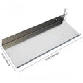 Bathroom Minimalist Stainless Steel Shelf Sanitary Products Teeth Cup Storage Rack Wash Table Wall Hanging Metal Laminate