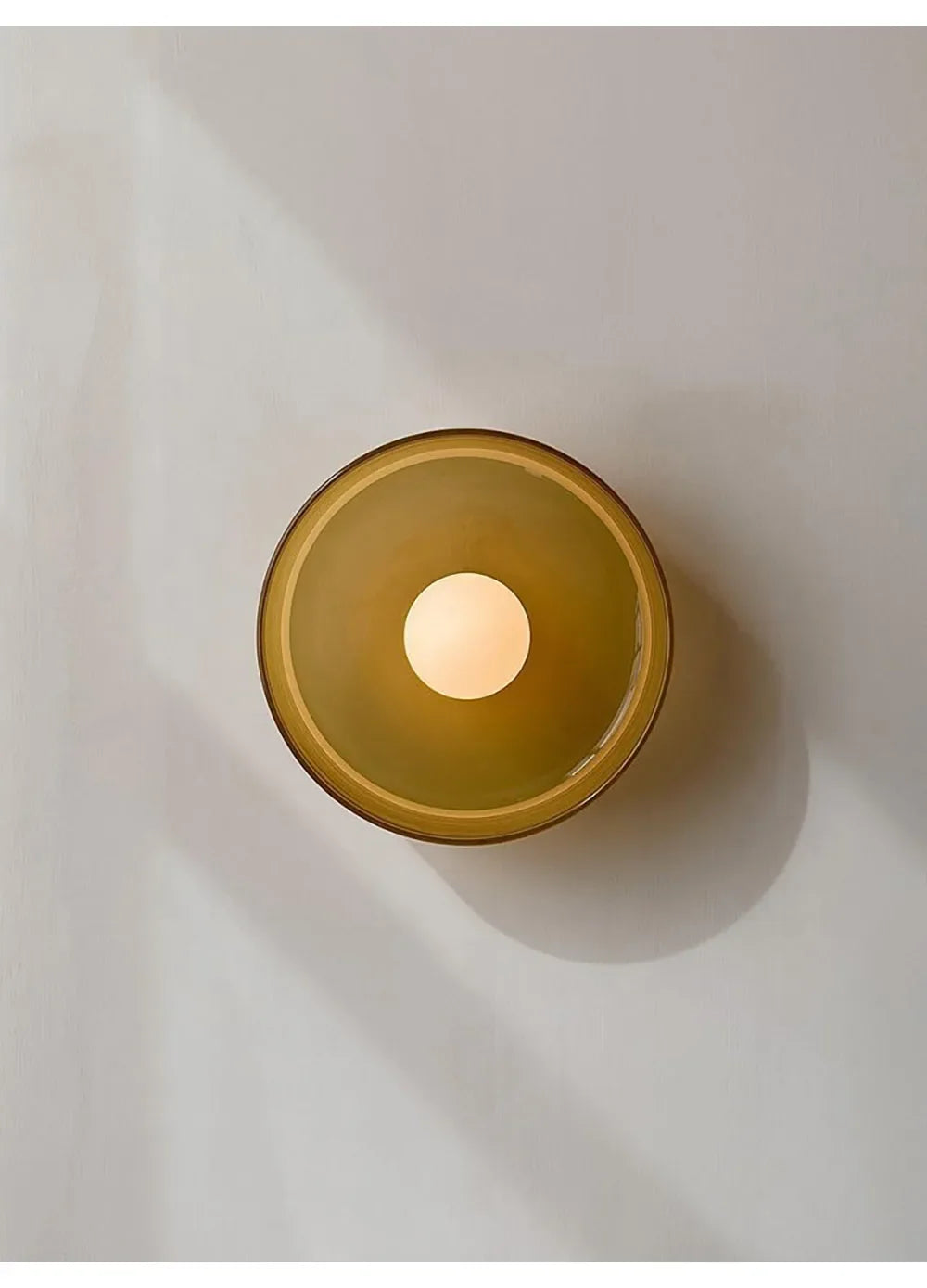 Wall Lamp Minimalist Room Decoration Ceiling Lights For Bedroom Living Room Study Indoor Home Round Glass Illumination Luminaire
