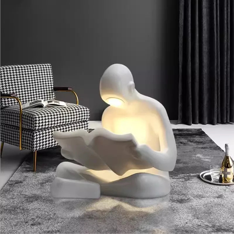 Hotel Lobby Living Room Light Emitting Diode Creative Design Art Tree Modern Floor
