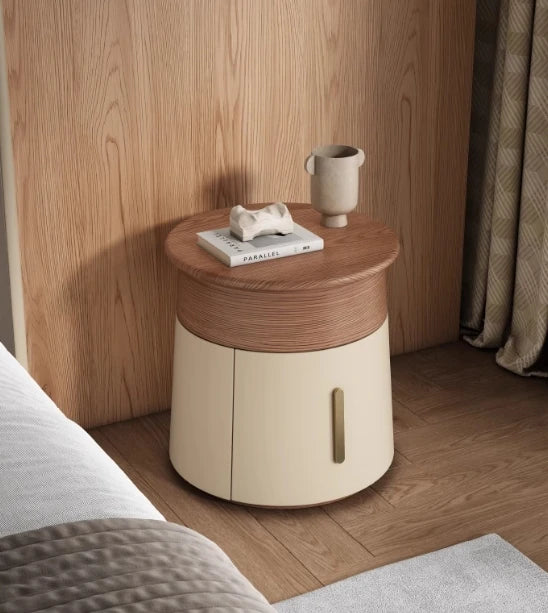 Creative Design Small Bedside Table Space Saving Drawers Storage Nightstand Unique Trendy Mesa De Noche Bedroom Furniture