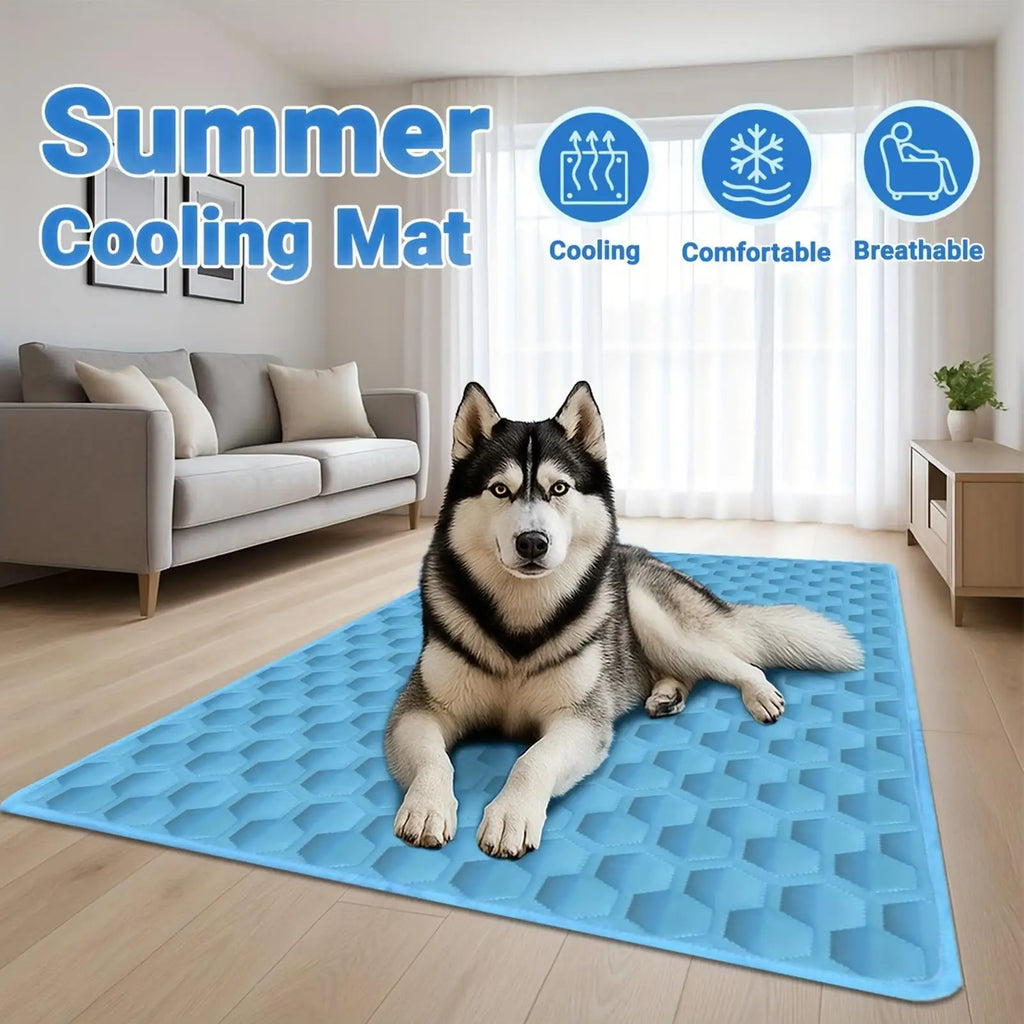 Dog Cooling Mat Summer Pet Cold Bed Extra Large For Small Big Dogs Pet Accessories Cat Durable Blanket Sofa Cat Ice Pad Blanket