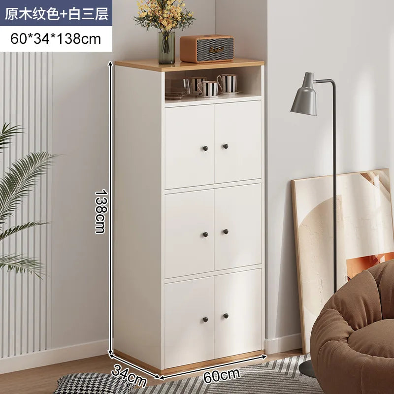 Living Room Storage Cabinet Chest of Drawers Bedroom Wooden Locker, Small Standing Cabinet, Household Bedside Locker, Drawers