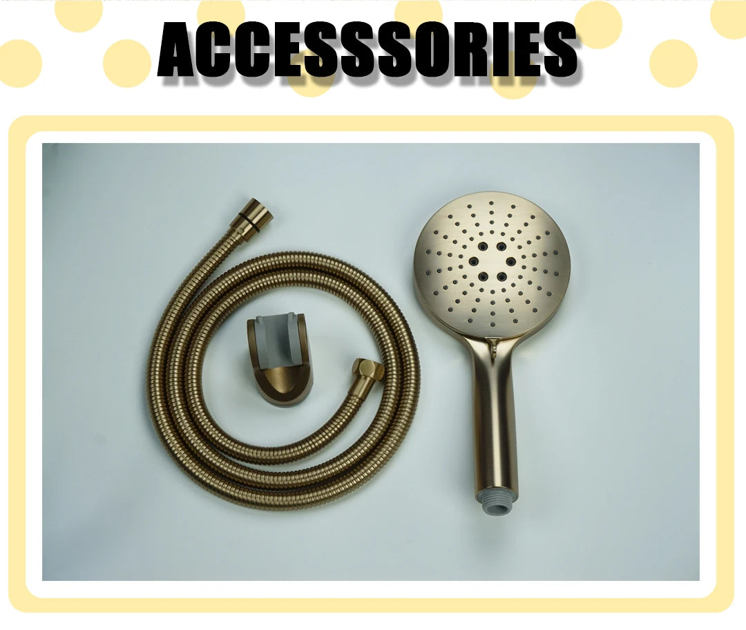 Bathroom 3 Functions Handheld High-pressure Water-Saving Shower Head Hardware Accessories High Qualit ABS Hand-Hold Shower