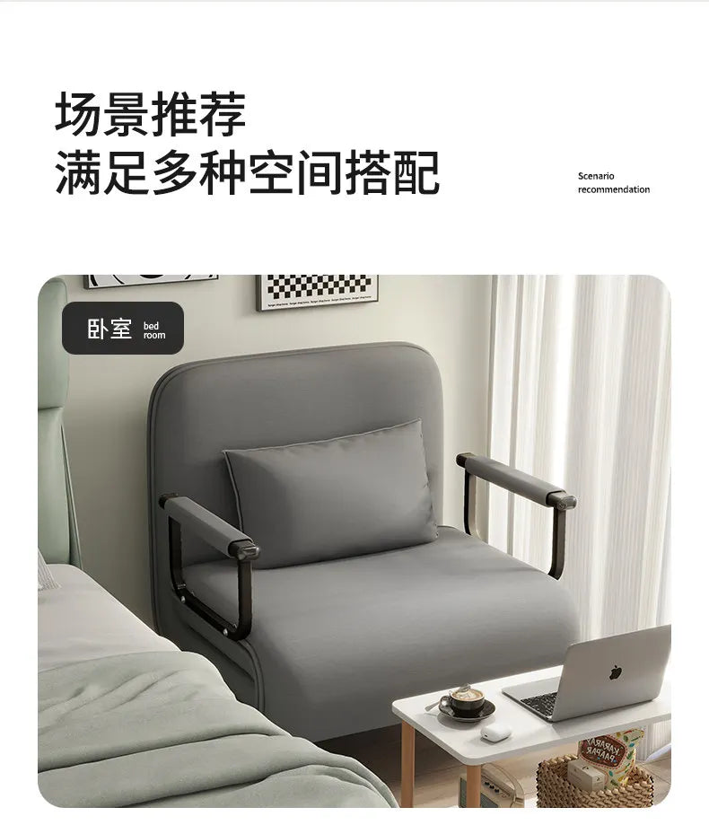 Portable Bedroom Folding Bed Single Pliable Office Sofa Folding Bed Guest Adults Cama Plegable Para Dormir Furniture Home