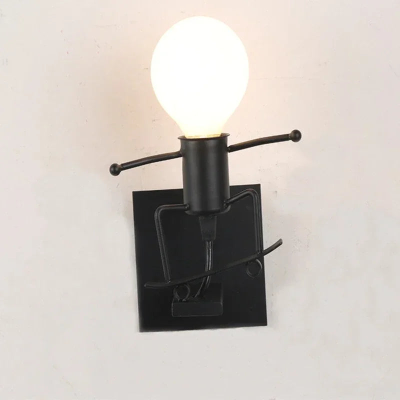Creative Personality Living Room Bedroom Bedside Lamp Balcony Corridor Corridor Wall Lamp Art Children's Room Wall Lamp