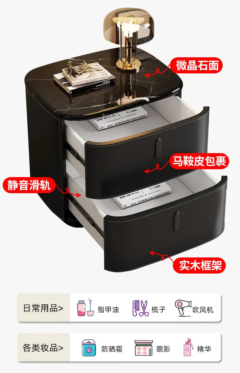 Bedroom Easy Nightstand Luxury Furniture Modern Unique Night Table Storage Mesitas Noches Dormitorio Baratas Bedroom Furniture