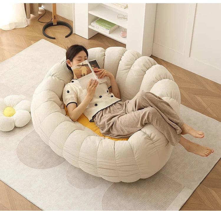 2 Person Living Room Sofas Modern Puffs Sofa Comfortable Relaxing Sofas Bedroom Luxury Sofa Sets Lazy Bean Bag Home Furniture