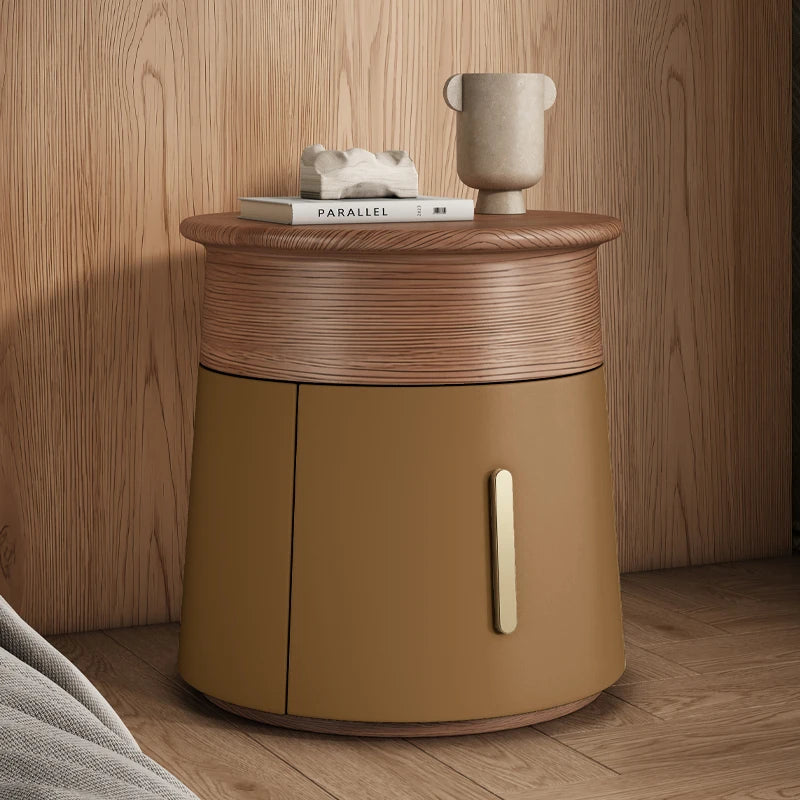 Creative Design Small Bedside Table Space Saving Drawers Storage Nightstand Unique Trendy Mesa De Noche Bedroom Furniture