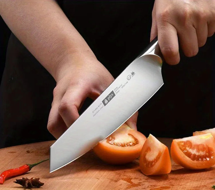 Kitchen Professional Chef Knife Stainless steel Household Meat Cleaver Fruit knife Solid wood handle sharp cutter Cooking Tools