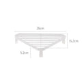 Kitchen Storage Metal Iron Single Layer Kitchen Seasoning Jar Pot Shelf Dish Drying Rack
