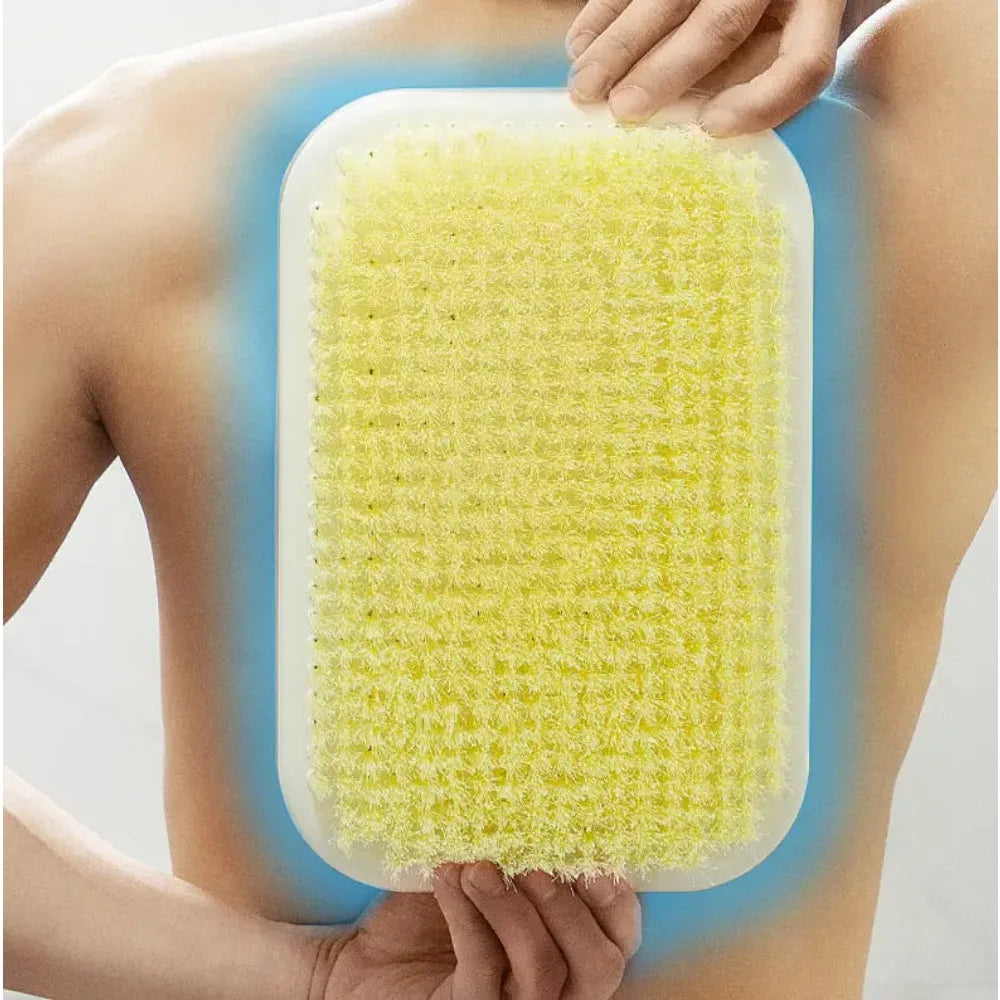 Wall Mounted Back Scrubber Shower Brush Bath Body Brush Exfoliating Scrubber Self Cleaning Back Washer Bathroom Accessories