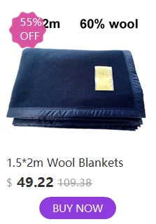 100% Wool Blankets 1.5*2/1.8*2/2*2.3m Fleece Blanket Sleeping Warm Comforter Blankets For Winter Adult Children Bedding Camping