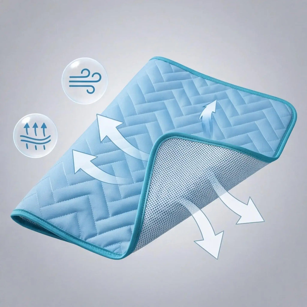 Pet Cooling Mat Pet Ice Silk Cold Pad Dog Foldable Cooling Mat for Outdoor Indoor Backyard Balcony Home Living Room Bedroom