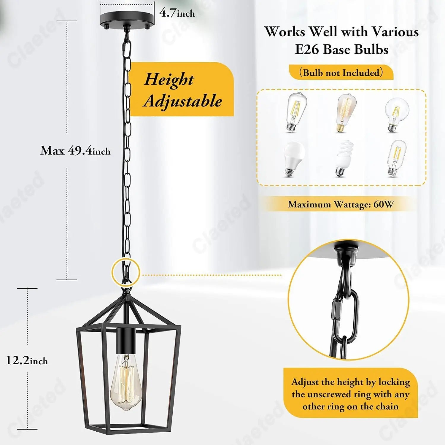 Creative Retro New LED American Wrought Iron Chandelier Living Room Dining Room Bar Corridor Bedroom Decorative Lighting