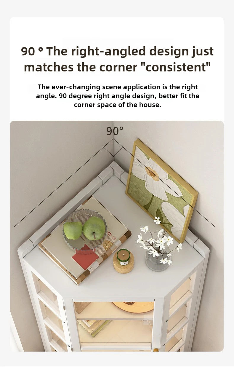 Corner Cabinet Dining Room Corner Cabinet Wall Triangle Cabinet Corner Locker Living Room Bedroom Corner Floor Storage