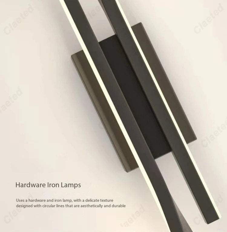 Modern Minimalist LED Living Room Background Wall Corridor Wall Lamp Bedroom Bedside Decorative Lighting Lamps