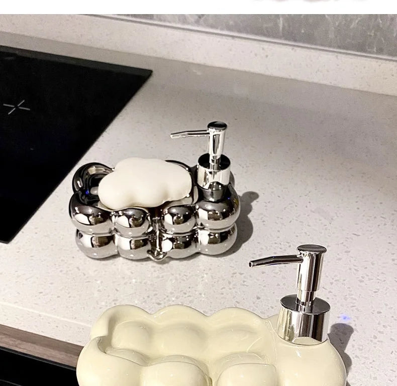 Bathroom Lotion Bottle Press Dispenser Bottle Large Volume Hand Sanitizer Bath Liquid Bottle Soap  Use Box Hotel Household