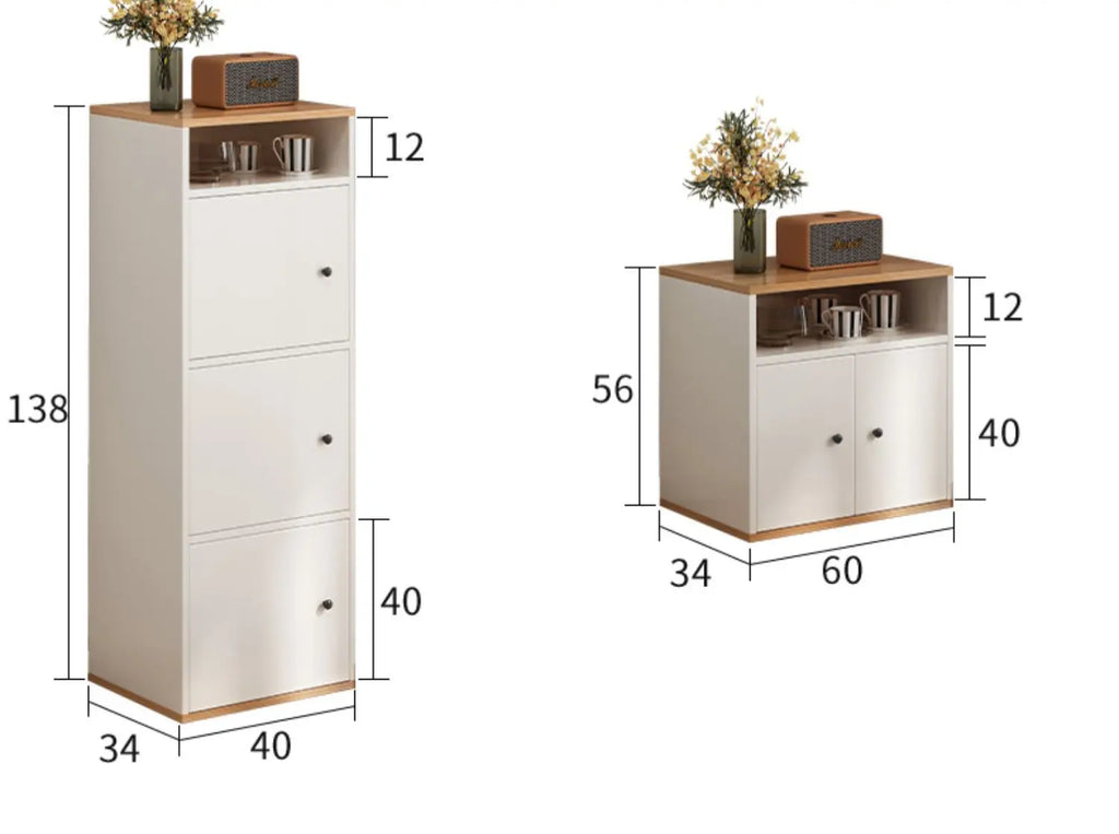 Living Room Storage Cabinet Chest of Drawers Bedroom Wooden Locker, Small Standing Cabinet, Household Bedside Locker, Drawers