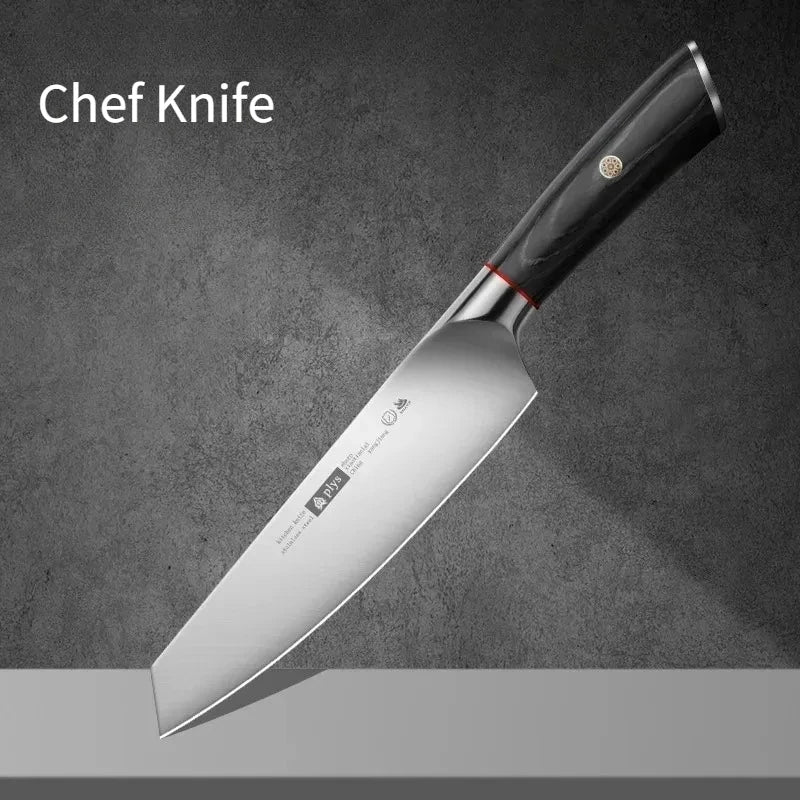 Kitchen Professional Chef Knife Stainless steel Household Meat Cleaver Fruit knife Solid wood handle sharp cutter Cooking Tools