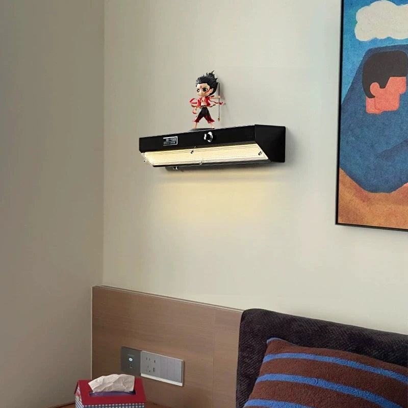 Bedroom Bedside Wall Lamps Children's Room Long Strip Lamp Retro Industrial Style Home Decor Living Room Mirror Front Wall Light