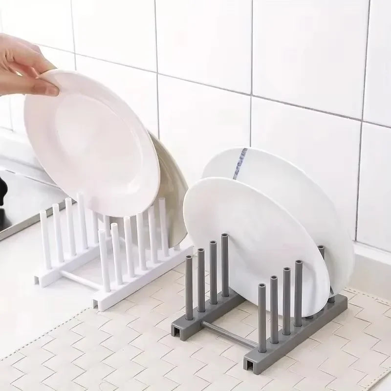 Kitchen Storage Rack Pot Cover Rack Stainless Steel Creative Bowl and Dish Storage Rack Kitchen Accessories
